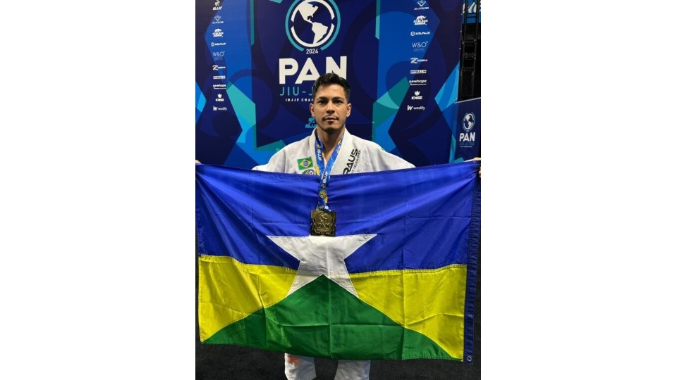 Atleta de Rondônia conquista o ouro no PAN 2024 de Jiu-Jitsu