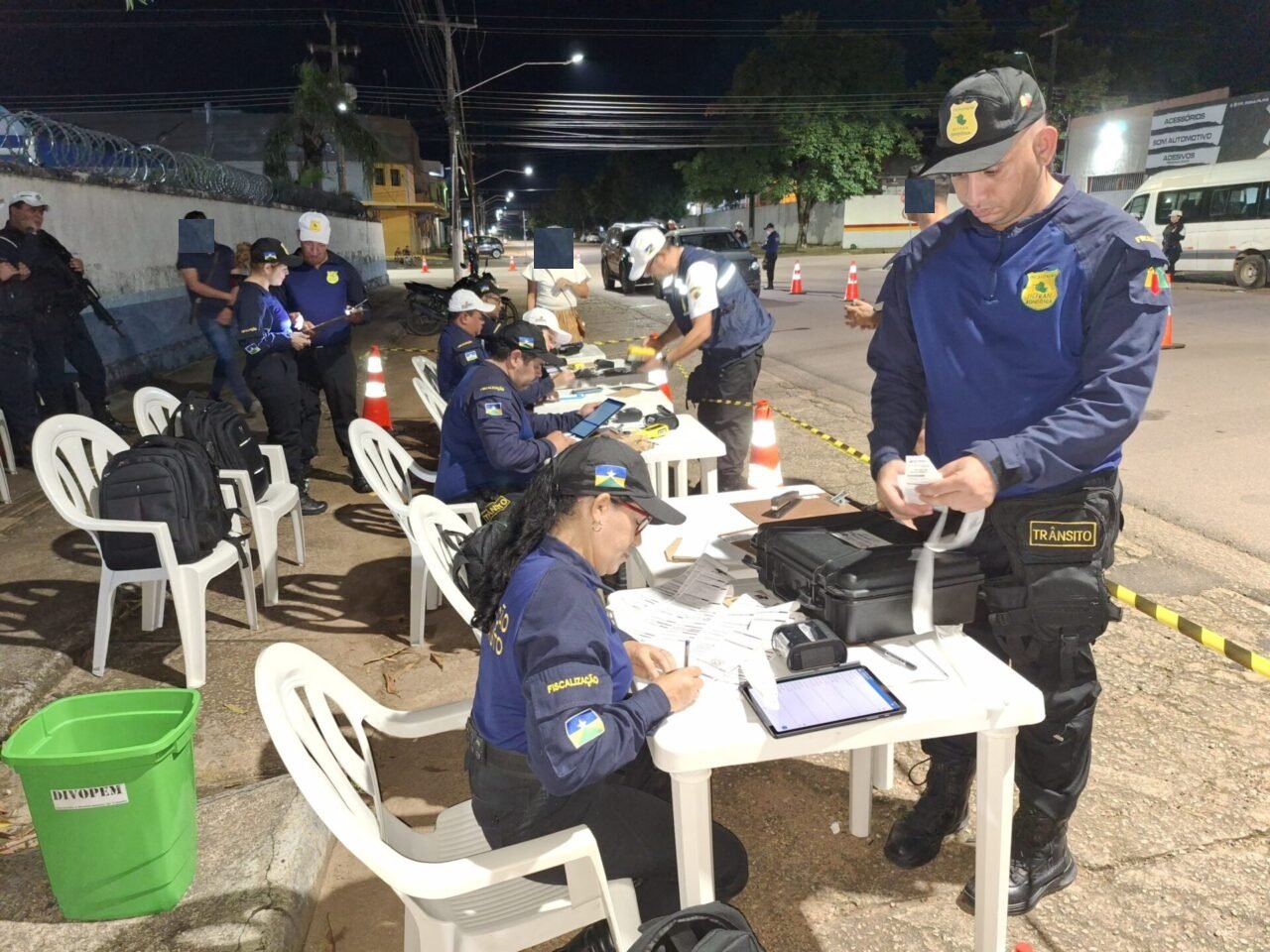 Ação conjunta intensifica fiscalização no trânsito de Porto Velho para combater “rolezinhos”