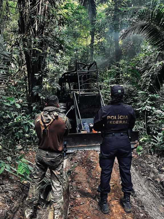 PF deflagra operação para combate a crimes ambientais na Terra Indígena Igarapé Lage