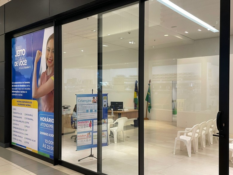 Prefeitura disponibiliza novo ponto de vacinação no Porto Velho Shopping