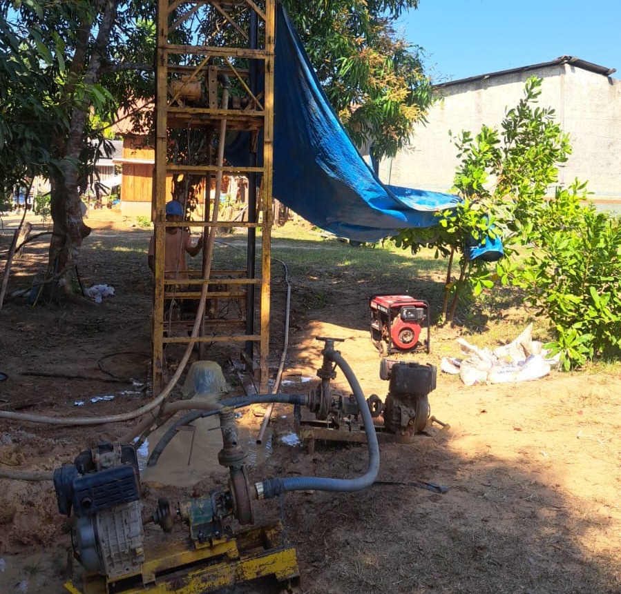 Comunidades do baixo Madeira recebem perfuração de poços artesianos para amenizar os efeitos da estiagem
