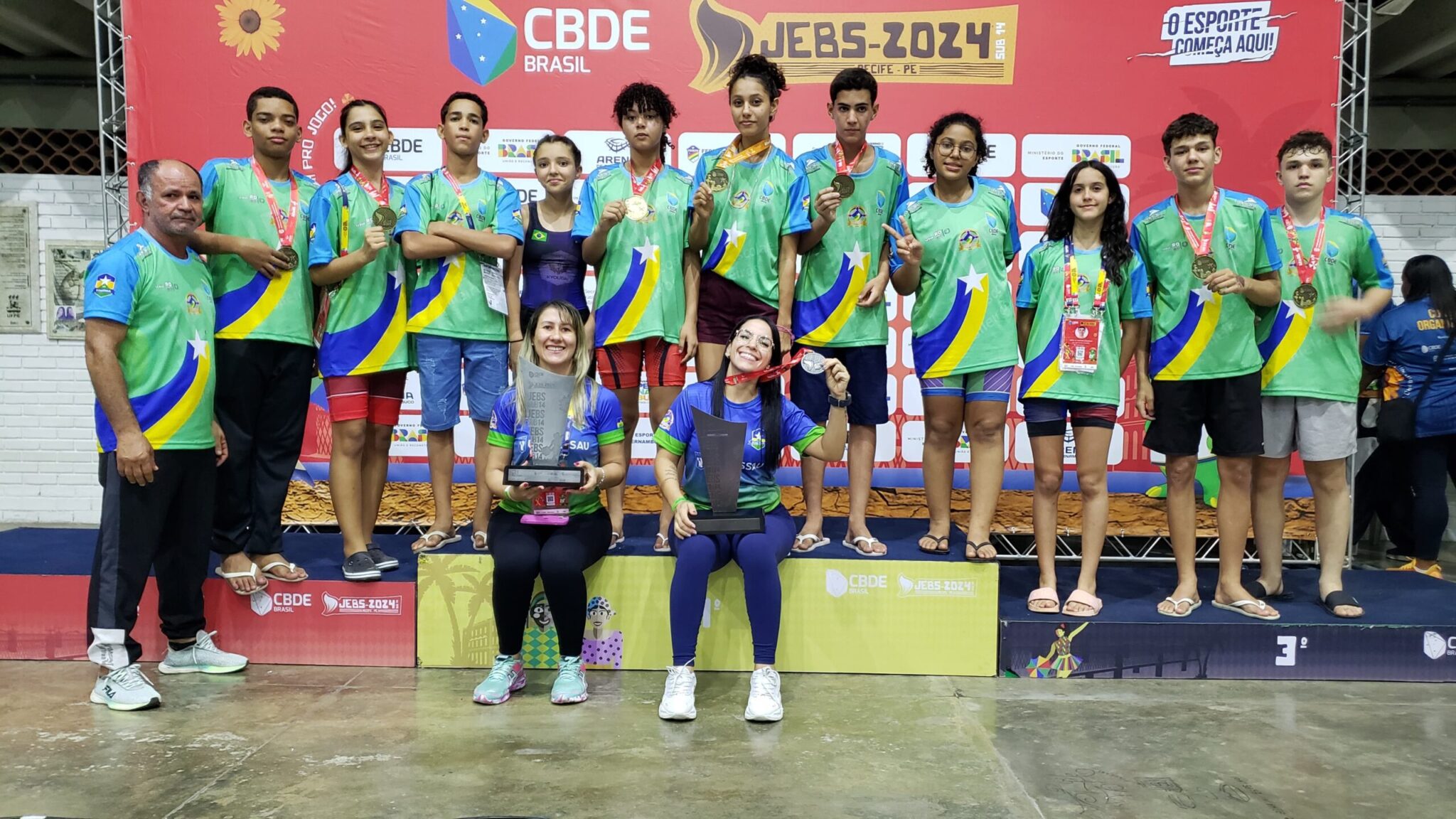 Nos primeiros dias de Jogos Escolares Brasileiros, estudantes rondonienses conquistam 11 medalhas