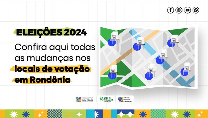Eleições 2024: Confira aqui todas as mudanças nos locais de votação em Rondônia