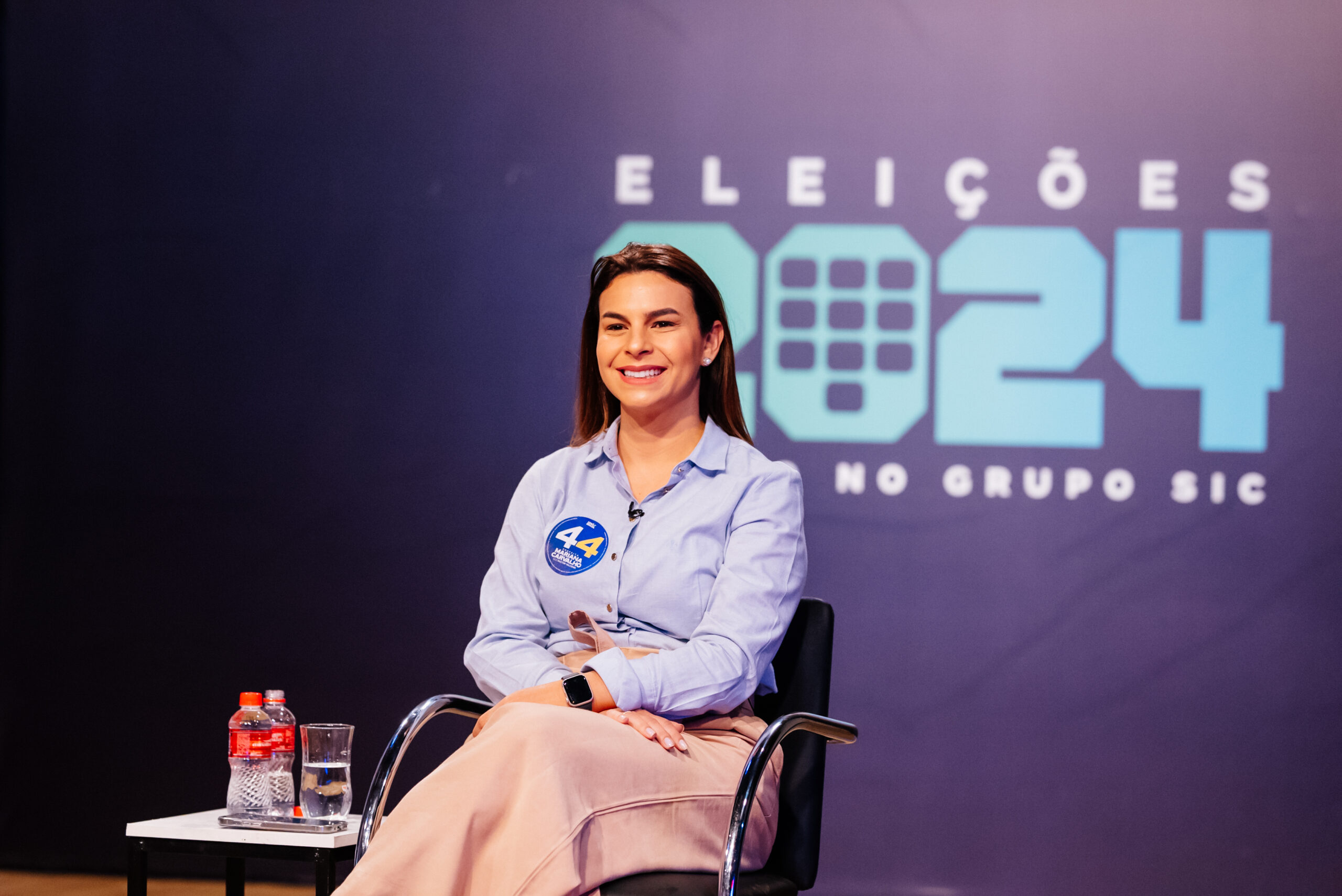 Na sabatina da SIC TV, Mariana Carvalho diz que será a prefeita dos distritos