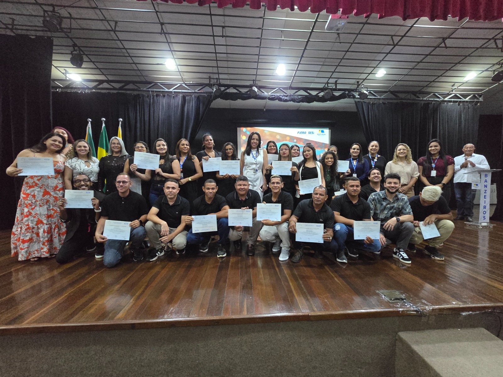 Sesi Rondônia certifica 35 alunos da 1ª turma da Nova EJA