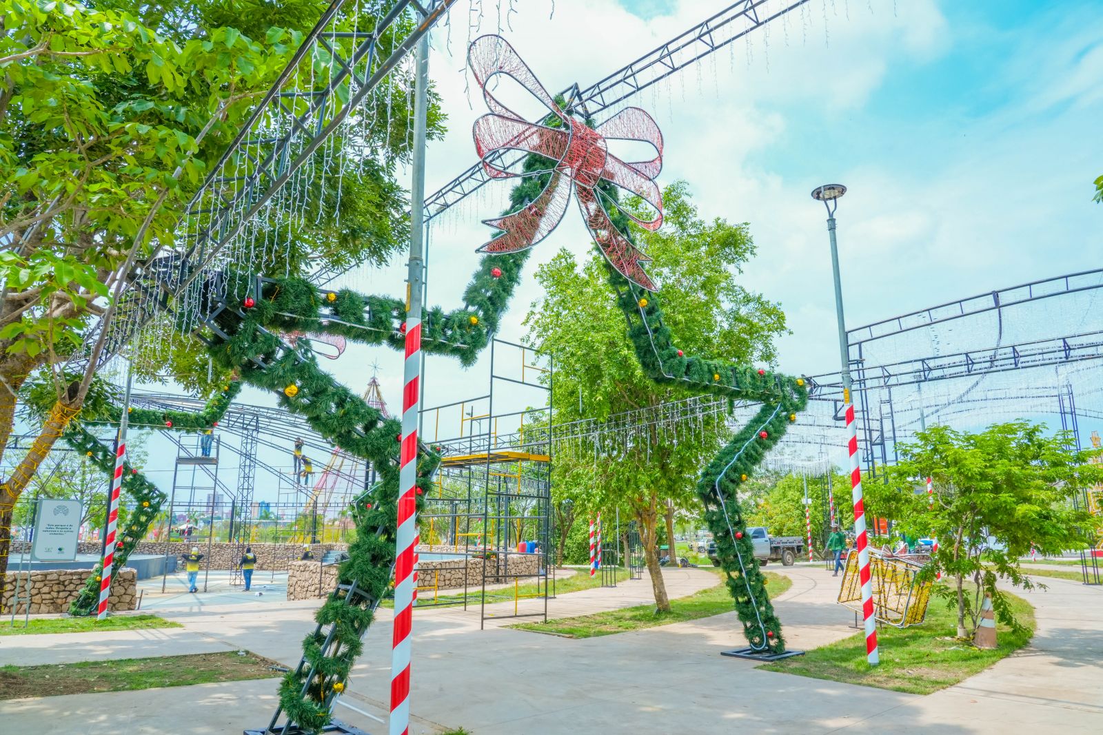 Parque da Cidade será aberto no próximo dia 10 com a inauguração da decoração natalina