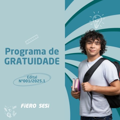 Sesi lança edital de vagas gratuitas para as unidades de Porto Velho e Vilhena