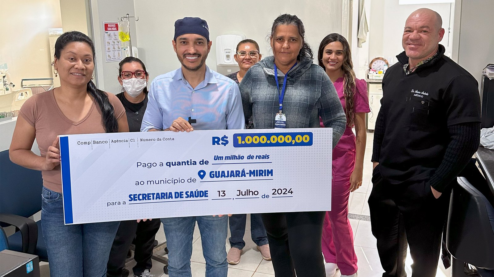 Dr. Fernando Máximo destina R$ 1.000.000,00 em emendas parlamentares para a saúde de Guajará-Mirim