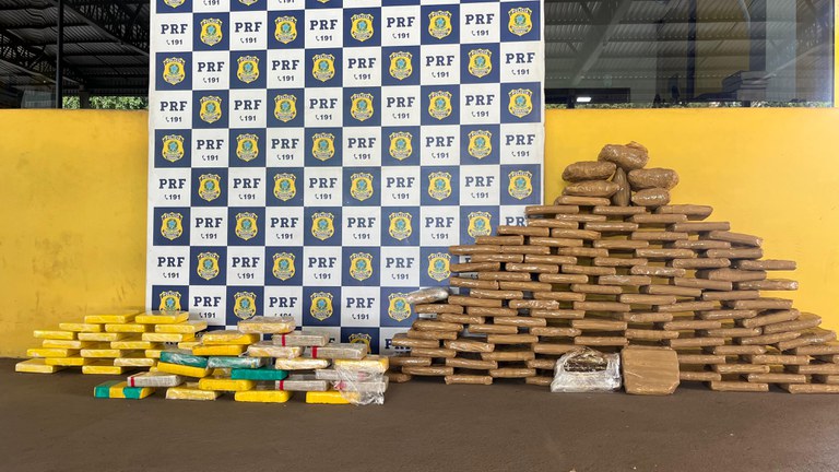 PRF prende homem traficando mais de 160 kg de drogas em Ji-Paraná, RO