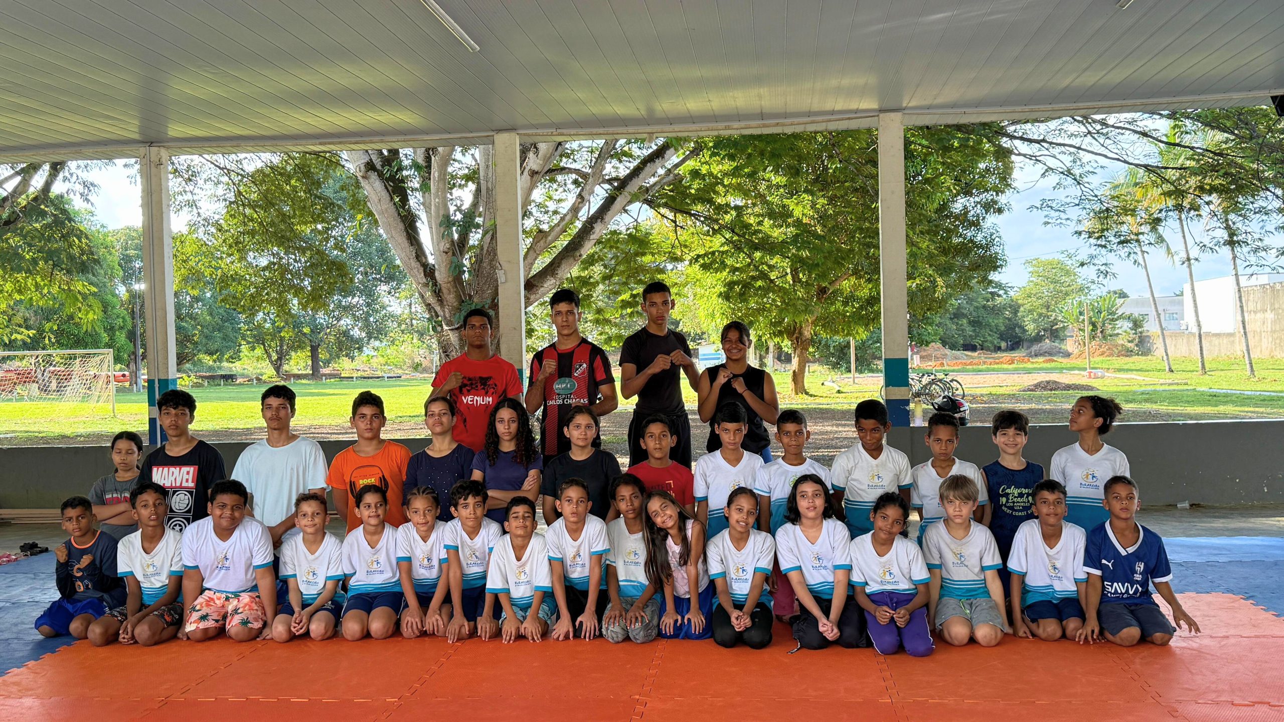Escola Roberto Turbay participa do Projeto Pequeno Samurai e reforça importância do esporte no aprendizado