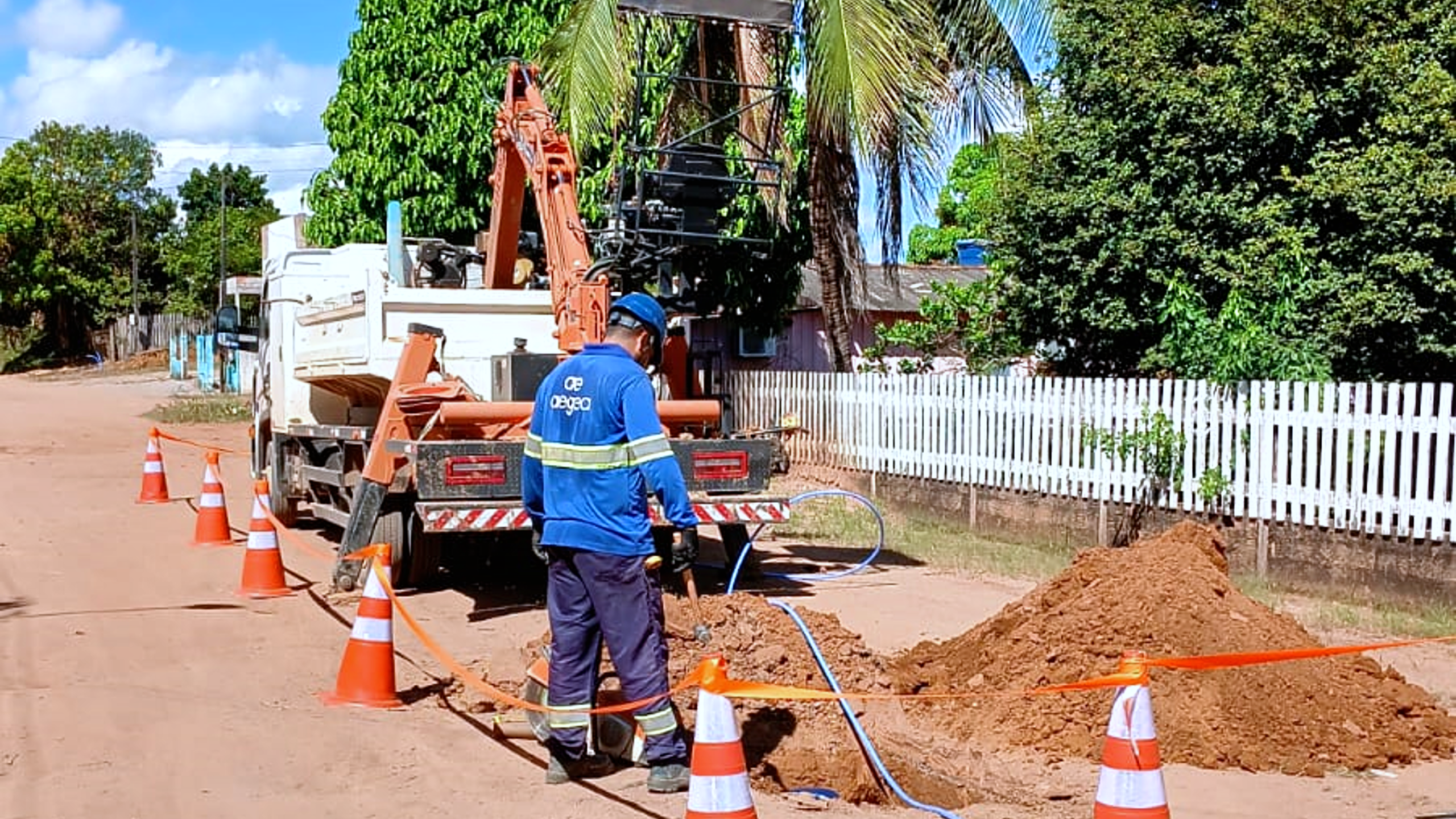 Distrito Bom Futuro recebe obras de infraestrutura para implantação do sistema de abastecimento de água