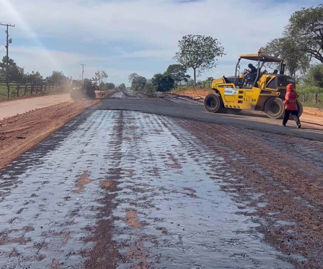 Rodovia 473 está sendo preparada receber pavimentação asfáltica