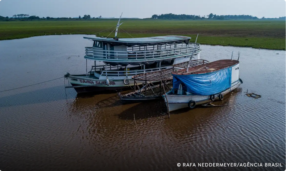 ANA declara situação crítica de rios da Amazônia por escassez d’água