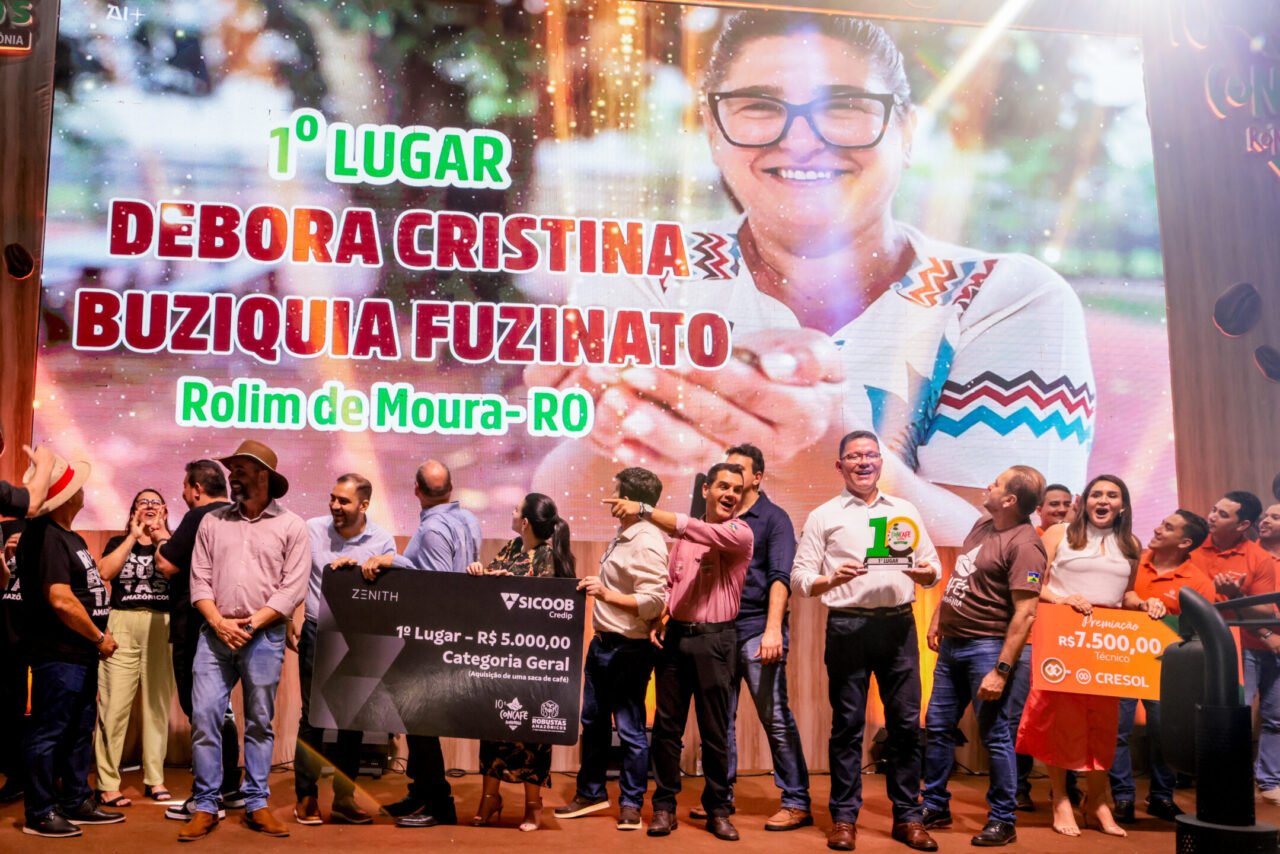 Concafé 2025: cafeicultora do município de Rolim de Moura produz o melhor café de Rondônia